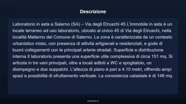 Immobile in asta di 183 m² in vendita a Salerno - Foto 9
