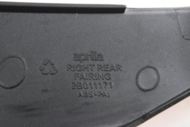 APRILIA RS 457 2B011171000NL CARENA POSTERIORE DESTRA 24 - 25 REAR RIGHT FAIRING CON GRAFFI - Foto 4