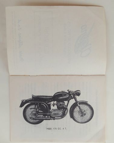 Istruzioni x l'uso e la manutenzione Motociclo Alpino 175 cc. motore a 4 tempi - Foto 2