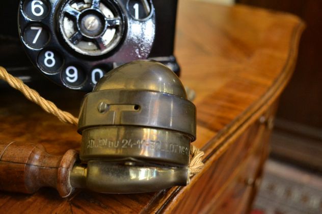 Antico telefono da tavolo anni 30 Breguet-Paris - Foto 6