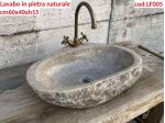 Lavabo lavandino da appoggio in pietra naturale 3