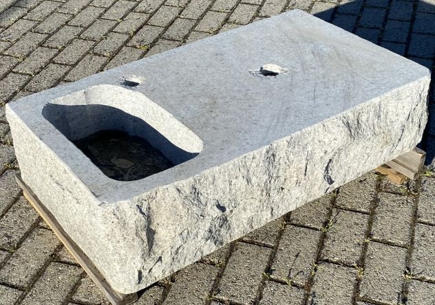 Lavello lavandino lavabo pilozza in pietra granito - Foto 6