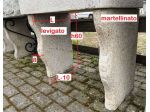 Sostegni in granito o ferro battuto per lavelli