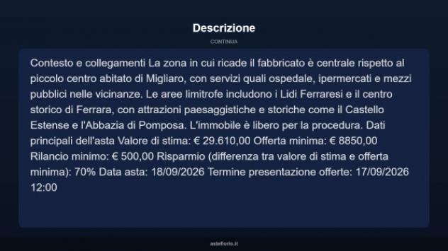 Immobile in asta di 126 m² in vendita a Fiscaglia - Foto 15