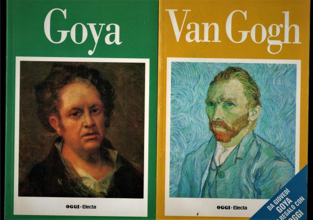 5 VOLUMI ARTE MICHELANGELO,LEONARDO,CARAVAGGIO,VAN GOGH,GOYA - Foto 2