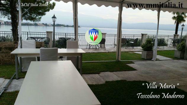 Tendoni Per Feste in Giardino Bar, Ristoranti, Proloco 6 x 10 x 2,6 Pvc Ignifugo - Foto 4