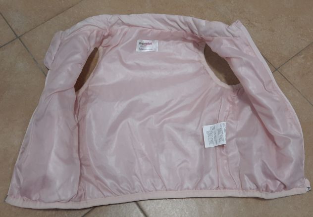 giubbino gilet senza maniche Prenatal neonata 3-6 mesi rosa - Foto 3