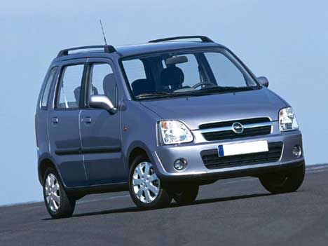 Opel Agila paraurti frontale radiatore frontale fanale cofano 2000-2008