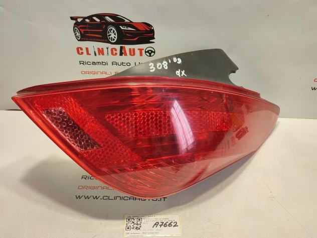 STOP FANALE POSTERIORE DESTRO PEUGEOT 308 Serie 9680425680 DV6DTED (0714)