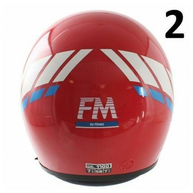 Casco epoca FM Fimez Trophy rosso - Foto 8