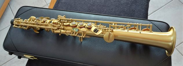 Sax Soprano YAMAHA CUSTOM Style in BRONZO Satinato Nuovo - Foto 4