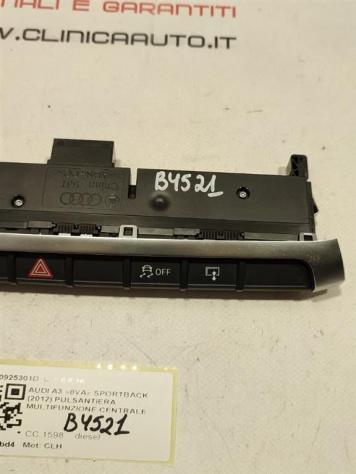 PULSANTIERA CENTRALE AUDI A3 Sportback (8V4) 8V0925301D CLH (1216) - Foto 3