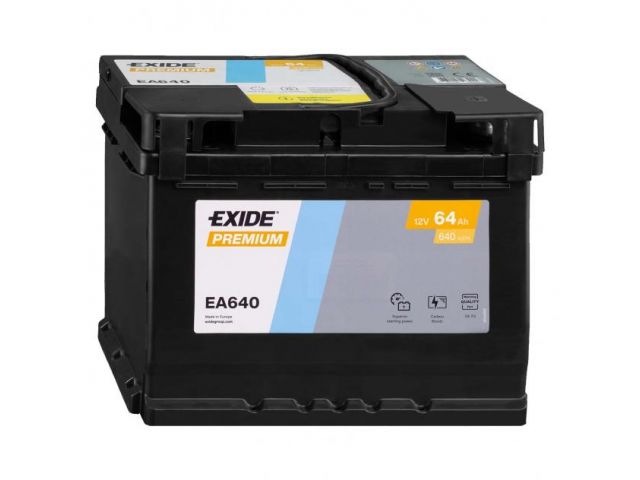 Batteria Auto Exide 64 Ah 640A 12V CARBON BOOST PREMIUM FIAMM 64Ah BOSCH VA …