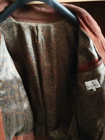 giubbotto uomo scamosciato vera pelle made in ITA - Foto 5