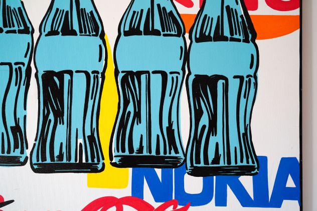 Quadro Pop Art Colori dipinto a mano - Foto 6