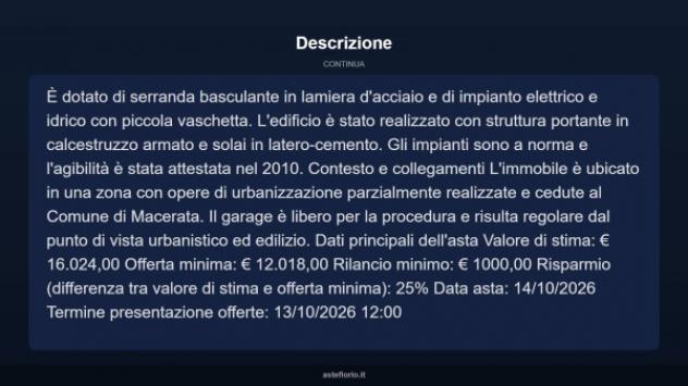 Immobile in asta di 40 m² in vendita a Macerata - Foto 6