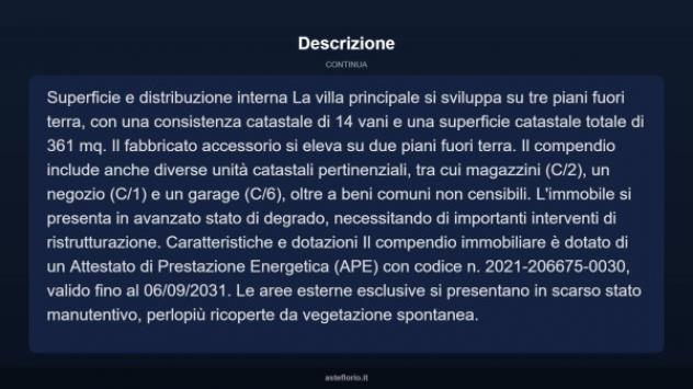 Immobile in asta di 361 m² con più di 5 locali in vendita a Lanzo Torinese - Foto 4