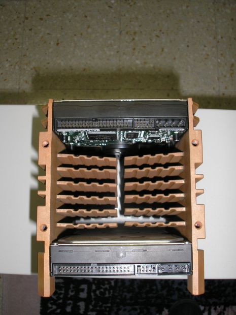 Supporto per 2 HDisk di raffreddamento in rame arigianale - Foto 5