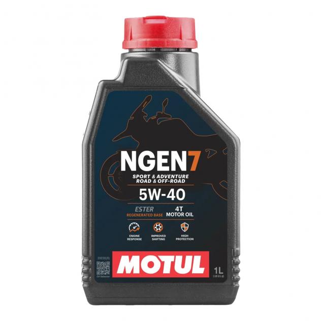 MOTUL NGEN 7 5W-40 4T Olio Motore per Moto, ATV e Fuoristrada
