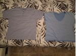 2 Magliette T-Shirt Donna Signora da USA Taglia grande una Liz Claiborne Cotone