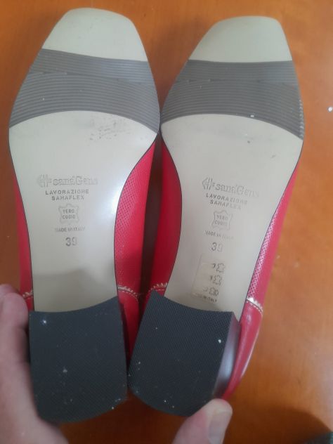 SCARPE rosse DONNA SANAGENS n° 39 vero cuoio - Foto 5
