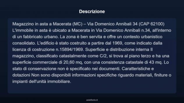 Immobile in asta di 20 m² in vendita a Macerata - Foto 9