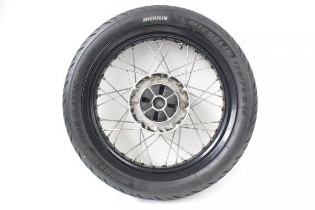 ROYAL ENFIELD INTERCEPTOR 650 148500D CERCHIO RUOTA POSTERIORE 18X3.50 19 - 24 REAR WHEEL - Foto 4