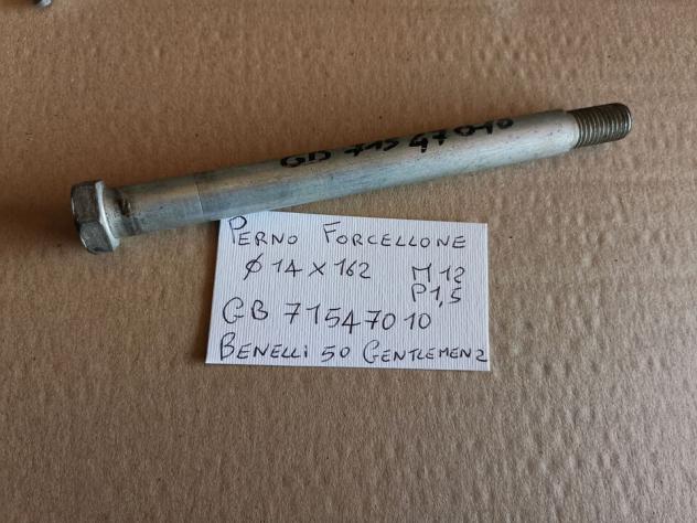 Perno forcellone 14x162 M12 P1,25 Benelli Gentleman GB 71547010