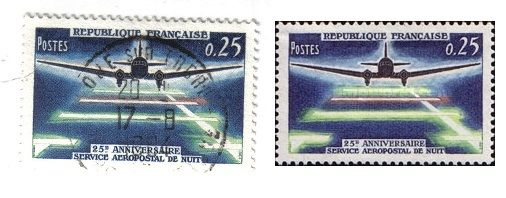 A129 - RARA VARITA' DI FRANCOBOLLI FRANCESI