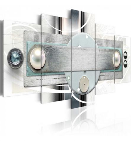 Quadro Brioso Silver 100x50 E 200x100 ARREDALACASA