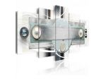 Quadro Brioso Silver 100x50 E 200x100 ARREDALACASA