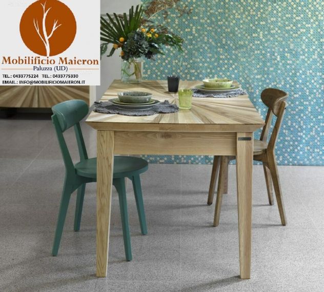 Mobili Rustici Country Roma Tavoli legno allungabile raggio di sole Cod.12053
