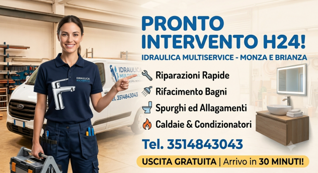 Idraulico Monza e Brianza: Caldaie, Spurghi, Riparazioni - Uscita Gratuita