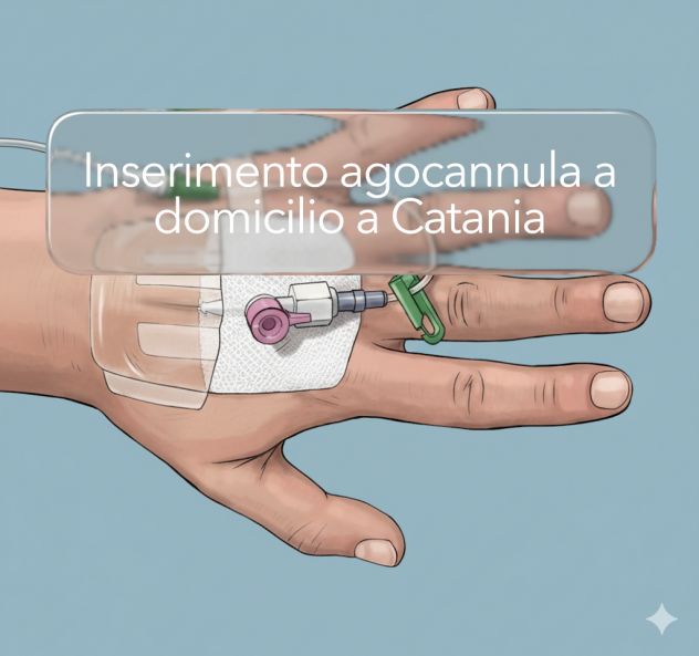 Inserimento agocannula per flebo a domicilio a Catania - Foto 3