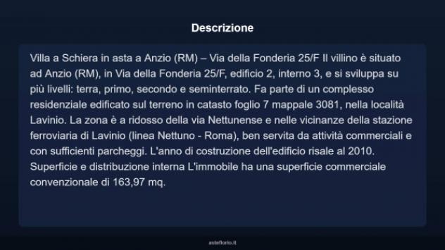 Immobile in asta di 163 m², box auto in vendita a Anzio - Foto 4