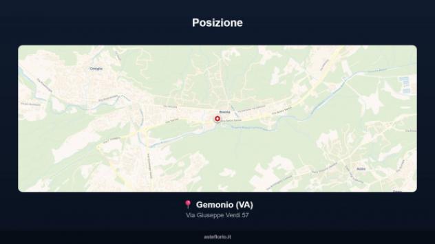 Immobile in asta di 122 m² con più di 5 locali e box auto in vendita a Gemonio - Foto 9