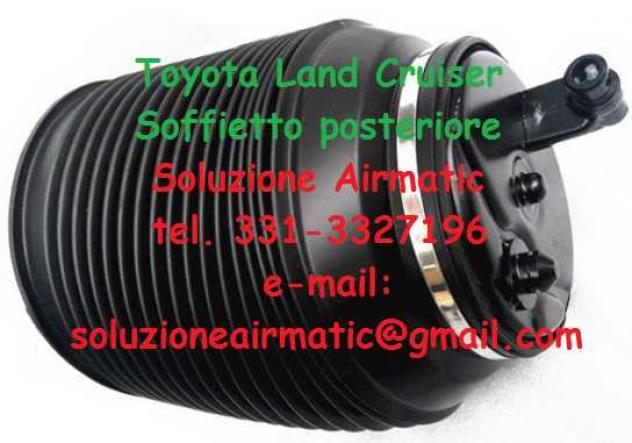 Toyota Land Cruiser soffietto posteriore ad aria