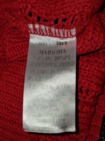 Maglia Donna a manica lunga Made in Italy in maglia traforata, tessuto fresco - Foto 5