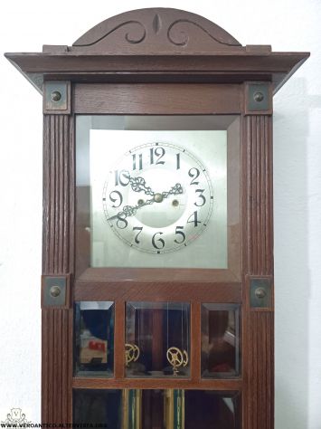 176305 Antico orologio a pendolo Vienna - Foto 5