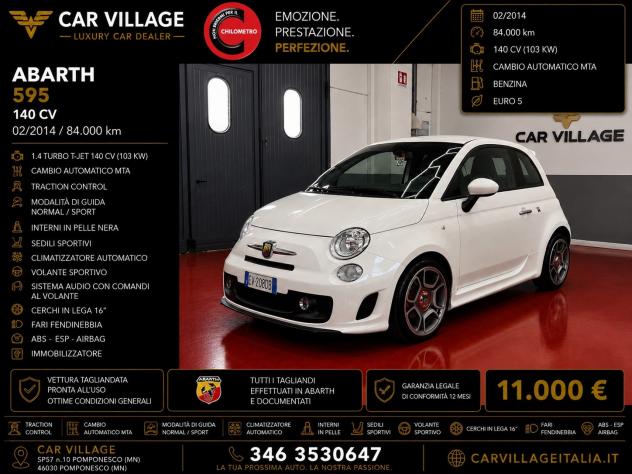 Abarth 500 1.4 Turbo T-Jet MTA Custom