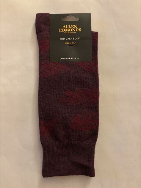 CALZE NUOVE DA UOMO IN COTONE FIRMATE ORIGINALI ALLEN EDMONDS,MADE IN ITALY - Foto 3