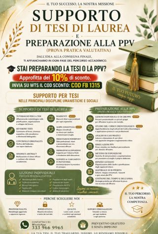 SUPPORTO TESI DI LAUREA E PREPARAZIONE PPV