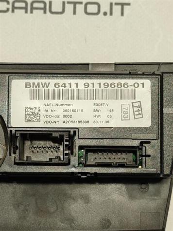 COMANDI CLIMA BMW Serie 3 E90 Berlina 6411 9119686 M47N204D4 (0508) - Foto 4