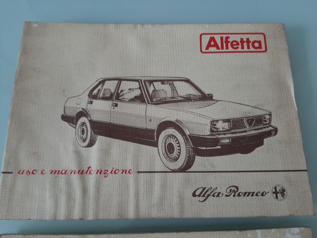 ALFA ROMEO ALFETTA 3 PEZZI USO E MANUTENZIONE ORIGINALI