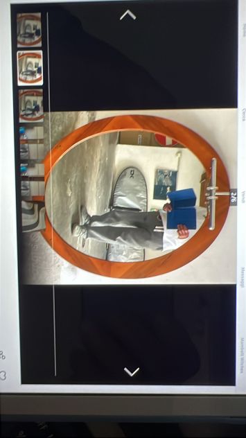 SPECCHIO OVALE PER BAGNO E TAPPETO SALA DA PRANZO