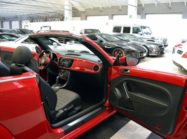 VOLKSWAGEN Maggiolino Cabrio 1.2 TSI Dsg BMT Pelle-Pdc-Navi-Retrocamera rif. 23497172 - Foto 3