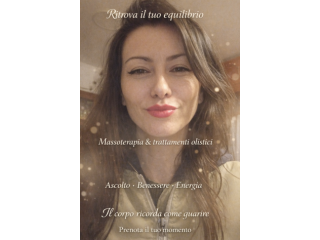 Massaggi - benessere Montano Antilia - Massoterapia e riabilitazione Tel:3476499120