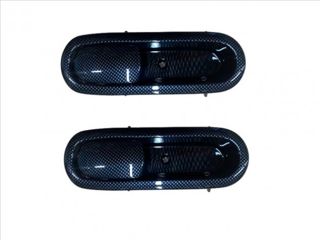 KIT 2 PEZZI MANIGLIA PORTA INTERNA CARBON LOOK