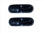 KIT 2 PEZZI MANIGLIA PORTA INTERNA CARBON LOOK
