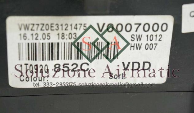 Volkswagen Caddy 1.9 TDI quadro strumenti 1T0920852C - Foto 4